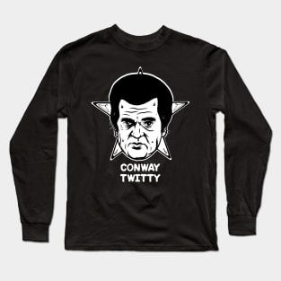 Conway Twitty Superstar Long Sleeve T-Shirt